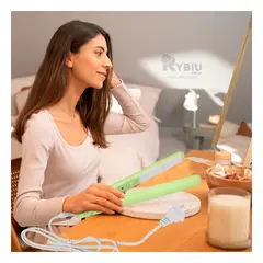 GENERICO - Plancha Resistente Alisador Mini Verde Y+Regalo Stickers