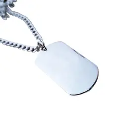 LUYA JOYERÍA - Collar placa militar de Luya