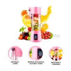 RYBIU IMPORT - Batidora Convencional de Color Rosado Y+Gift Stickers