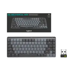 LOGITECH - TECLADO MX MECHANICAL MINI INALAMBRICO BT ILUMINATED NEGRO