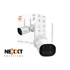 NEXXT SOLUTIONS - Cámara Inalámbrica Nexxt NHC-OF10 5MP 2k+ Exterior Sirena Vision noche IP65 RJ45