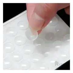 RYBIU IMPORT - Amortiguadores de 100 Piezas de Puertas en Transparente