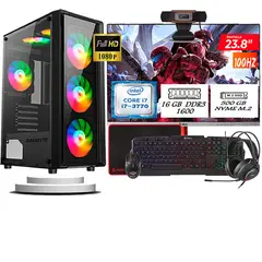 HALION - Computadora Pc Intel Core i7 3770 Monitor 24 fhd' RAM 16 GB SSD 500 GB