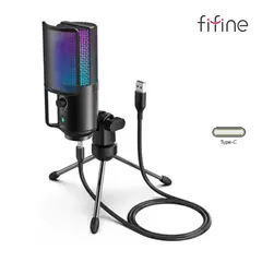 FIFINE - Micrófono K669PRO3 Con soporte