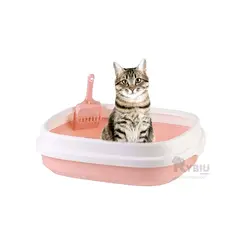 GENERICO - Litera Eficiente de 40x33x11 Rosado Y+Banderitas Adhesivas