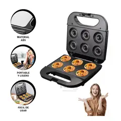 GENERICO - Equipo Rapido de Donas en Negro Y+Regalo Ligas para Peinar.