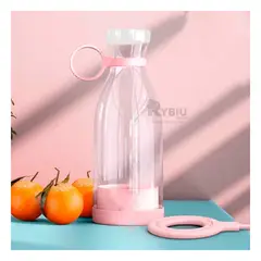 GENERICO - Licuadora Portatil en Modelo Botella de Color Blanco.