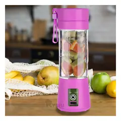 GENERICO - Licuadora Chiquita Portatil de Color Lila Y+Papel de Regalo
