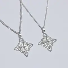 LUYA JOYERÍA - Collar nudo de bruja para parejas