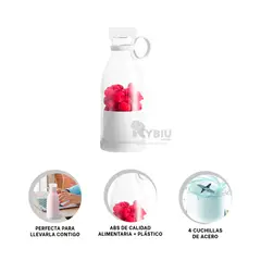 GENERICO - Mezcladora Portatil en Color Blanco Y+Post-it Adhesivos.