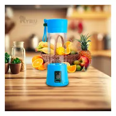 GENERICO - Licuadora para Jugos de Color Celeste Y+Regalo Stickers