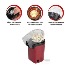 GENERICO - Dispositivo Ideal para Popcorn en Rojo Y+Post-it Adhesivos