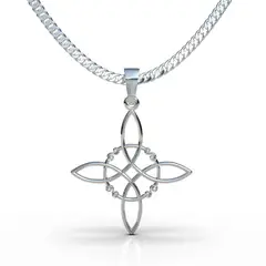 LUYA JOYERÍA - Collar Nudo de bruja