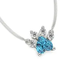 LUYA JOYERÍA - Collar Huella con corte corazon de Luya