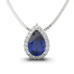 LUYA JOYERÍA - Collar con piedra en forma de gota