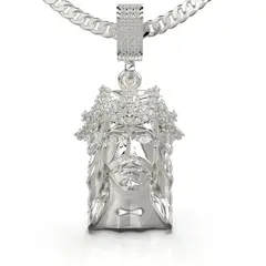 LUYA JOYERÍA - Collar de Cristo con corte circular