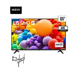 LG - TELEVISOR 65 4K SMART TV UHD 65UT7300 + RACK