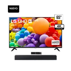 LG - TELEVISOR 65 4K SMART TV UHD 65UT7300 + SOUNDBAR