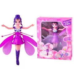 GENERICO - Hadas voladoras con sensor muñecas de juguete Morado
