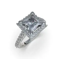 LUYA JOYERÍA - Anillo con corte Princesa