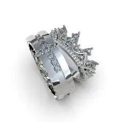 LUYA JOYERÍA - Alianzas Cross Crown de Luya