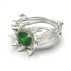 LUYA JOYERÍA - Anillo Natu con corte circular