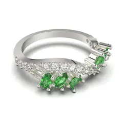 LUYA JOYERÍA - Anillo infinito corte marquesi