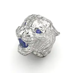 LUYA JOYERÍA - Anillo de pantera con corte circular