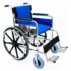 GENERICO - Silla de Ruedas Estándar Acolchada Fija Importada