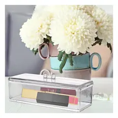 GENERICO - Caja Multiusos de Maquillaje Transparente Y+Regalo Agendita