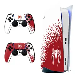 SKIN - Spiderman Blanco para PS5 Disk- Adhesivo Premium - Protección Anti rayaduras
