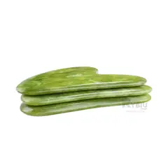 GENERICO - Piedra para Masaje en Verde Y+Regalo Ligas para Peinar