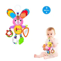 HAPPY BABY - Peluche Sensorial Conejita - Estimula y Divierte a Tu Bebé