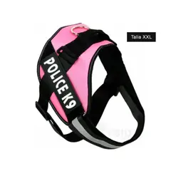 GENERICO - Pechera de Seguridad para Can XXL Rosado Y+Regalo Stickers
