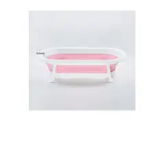 OEM - BAÑERA PLEGABLE PARA BEBE COLOR ROSADO