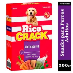 GENERICO - Snack para Perros Adultos Ricocrack Multisabores 200 gr
