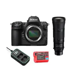 NIKON - Cámara Z8 lente Z 180-600 mm f 56-63 VR kit batería Kingma