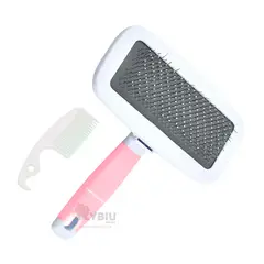 RYBIU IMPORT - Set para Peinar Mininos en Color Rosado Y+Gift MiniAgenda