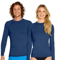 GENERICO - Polo Natacion Azul Unisex Ropa de Baño Surf