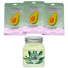 BIOAQUA - MASCARILLA FACIAL PALTA + EXFOLIANTE ALOE