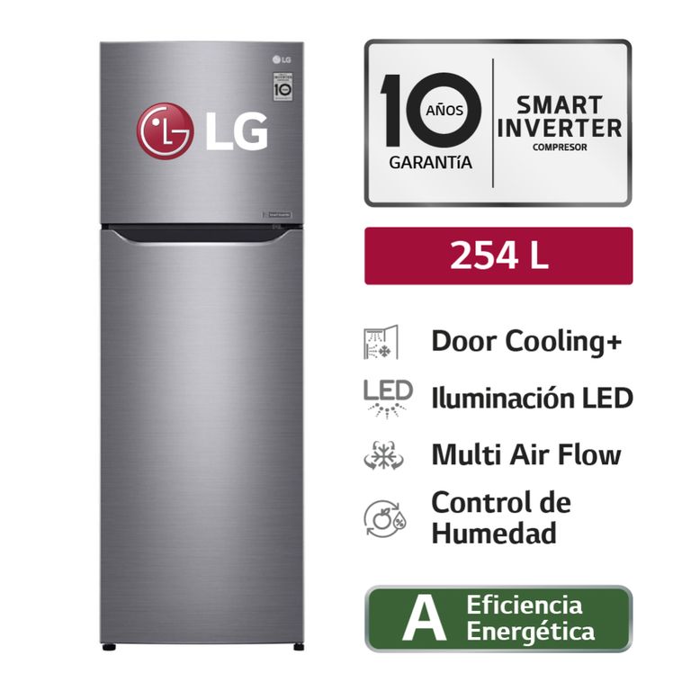 Refrigerador con Compresor Smart Inverter y Tecnología DoorCooling+™ GT29BPPDC