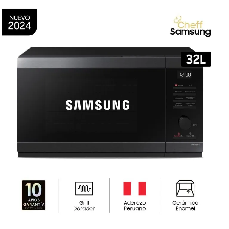 Horno Microondas MG32DG4524AGPE 32 Lts Negro