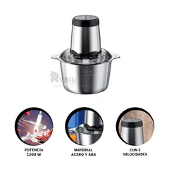 RYBIU IMPORT - Triturador con Capacidad 3L Electrico Y+Envoltorio de Regalo