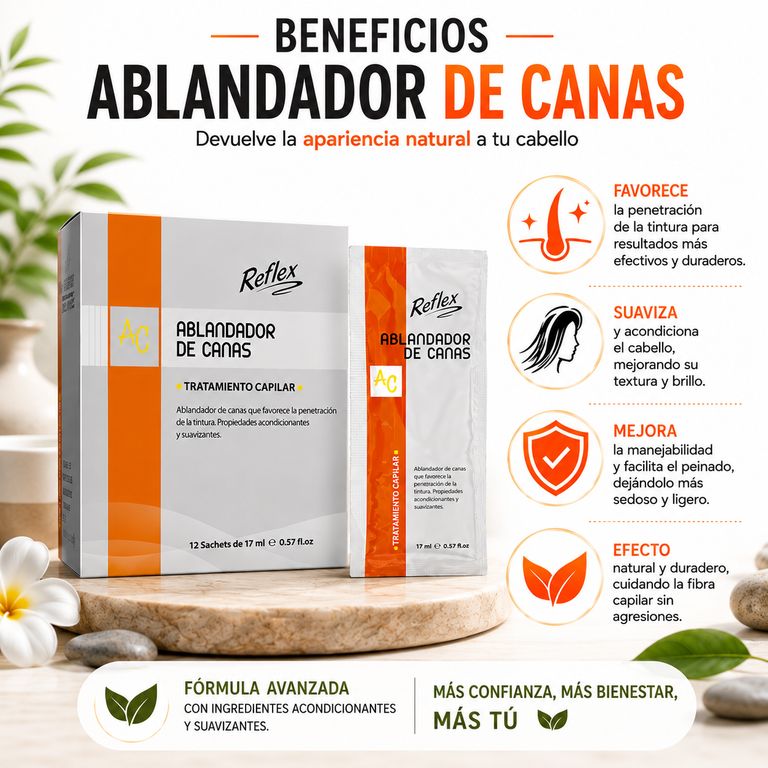 ABLANDADOR DE CANAS SACHET 17ML