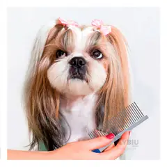 RYBIU IMPORT - Peine Limpiador de Pelo en Azul y Amarillo Y+Papel de Regalo