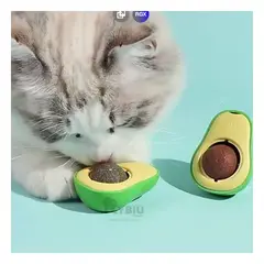 GENERICO - Catnip Diseño de Palta de Plastico Verde Y+Regalo Stickers