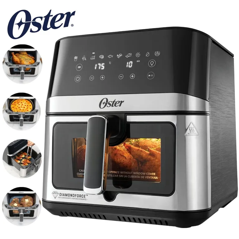 Freidora de Aire Digital Oster® 7,5 Lts Recubrimiento DiamondForce