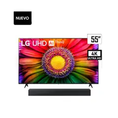 LG - Televisor 55 Smart TV 4K UHD Frameless 55UR7300