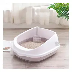 GENERICO - Arenero Abierto de Gato Color Gris Y+Papel de Regalo