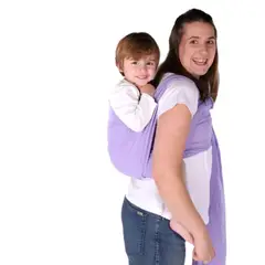 GENERICO - Fular Porta Bebe 2 Piezas Lila